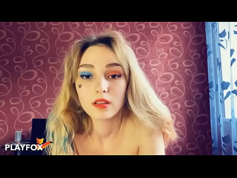 ❤️ Os óculos mágicos de realidade virtual me deram sexo com a Harley Quinn Porno doméstico em nós ﹏